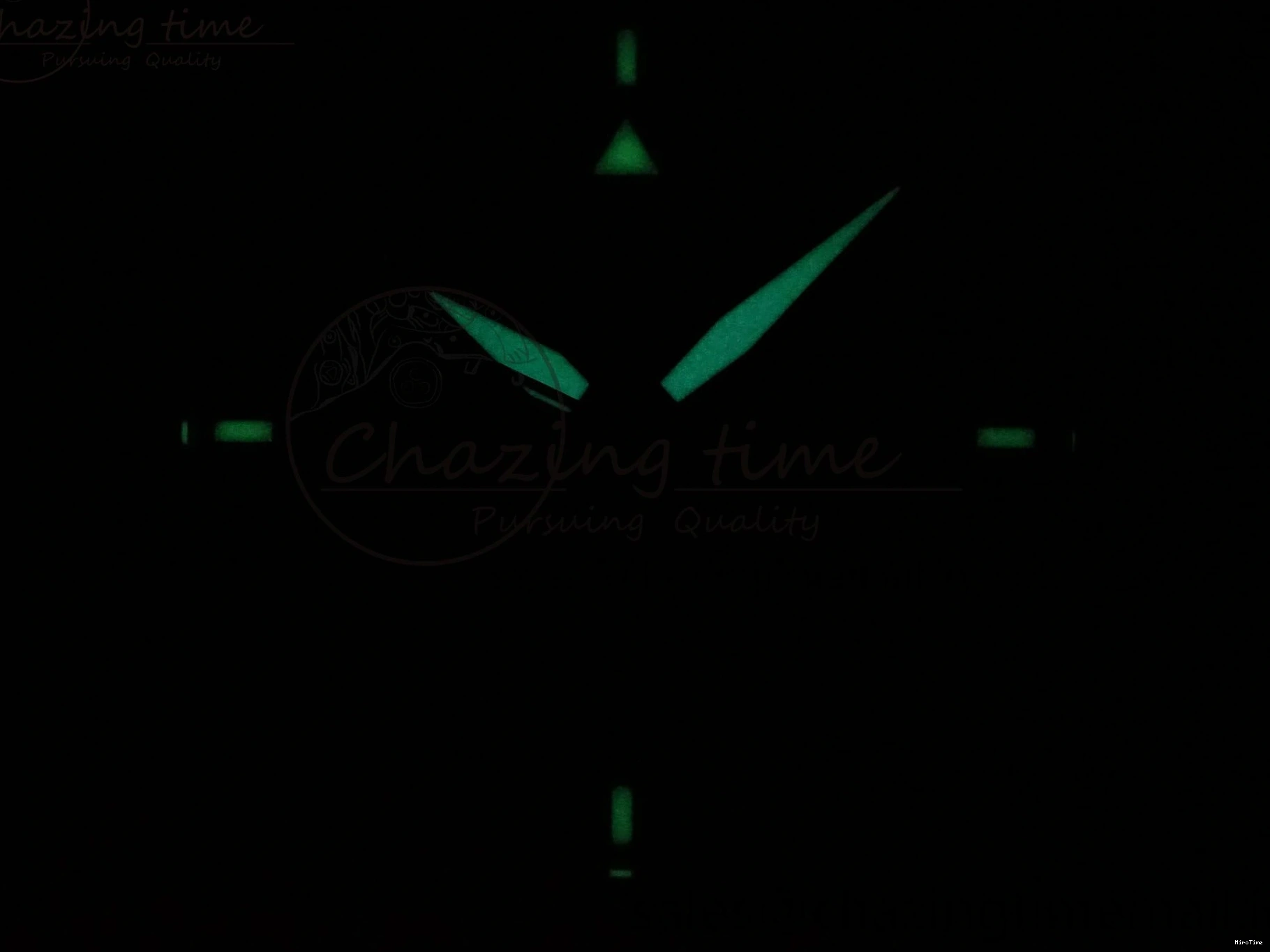 MIROTIME 0419 Pilot Mark XX BLSF 1:1 Best Edition Black Blue Dial on Blue Rubber Strap MIYOTA Sleek 6989